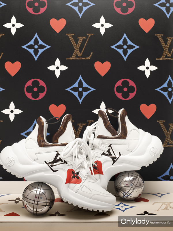 LV Archlight Game On sneaker in printed calf leather