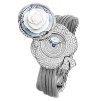 宝玑2014新品浮雕花卉珠宝腕表