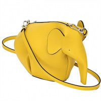 罗意威Loewe 黄色大象单肩包